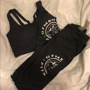 Matching gym shark set